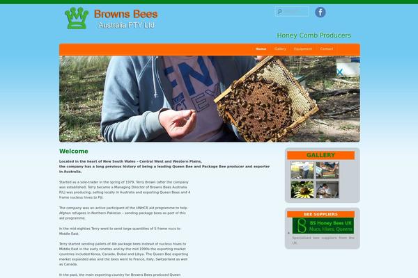 brownsbees.com.au site used D5 Socialia