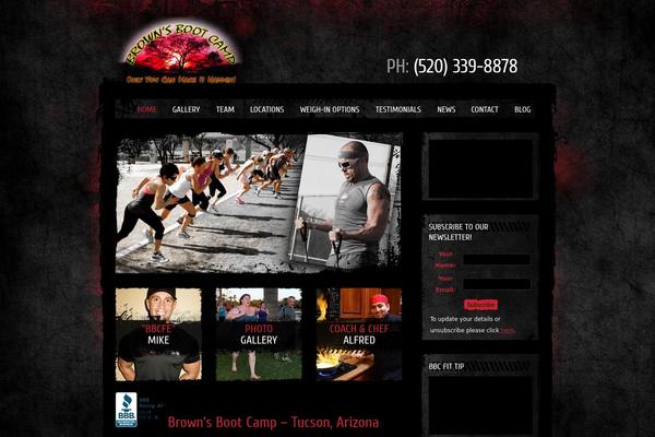 Sport and Grunge theme site design template sample