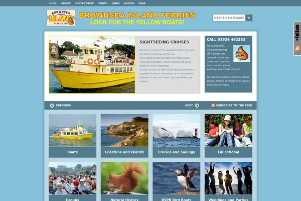 Aperture theme site design template sample