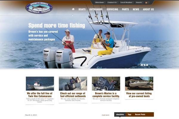 brownsmarine.com site used Halfscreen