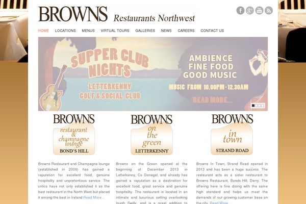 brownsrestaurant.com site used Walk