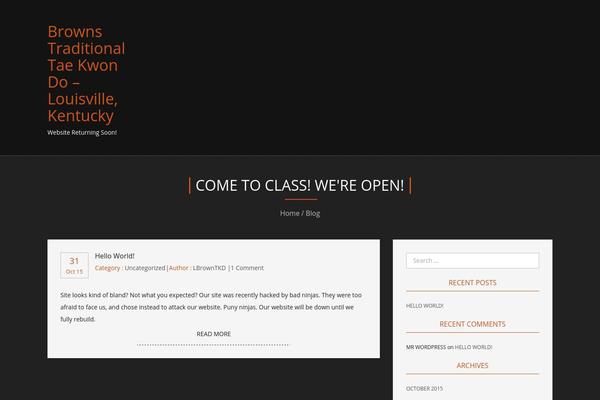 brownstaekwondo.com site used Rider