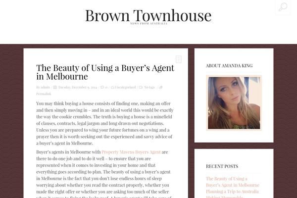 BuzzBlog theme site design template sample