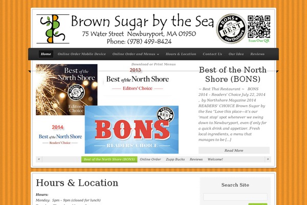 brownsugarbythesea.com site used Restaurant