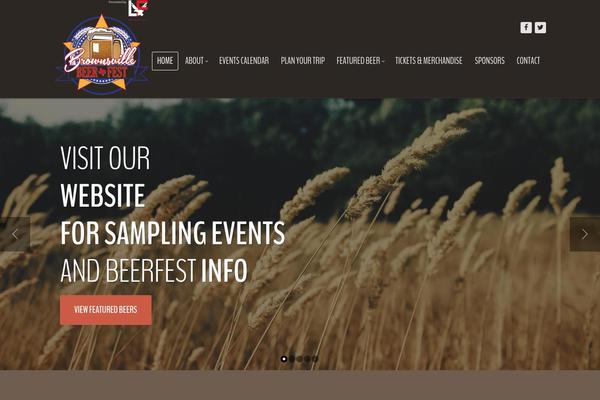 Growler theme site design template sample