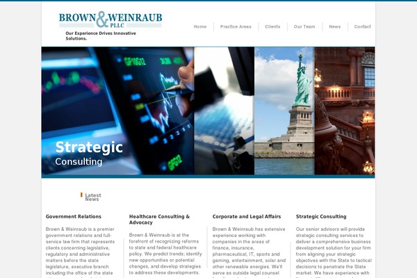 BW theme site design template sample