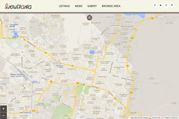 SpotFinder theme site design template sample