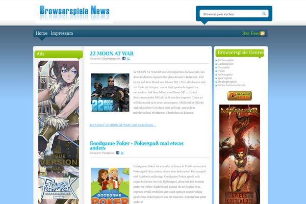 Bn theme site design template sample