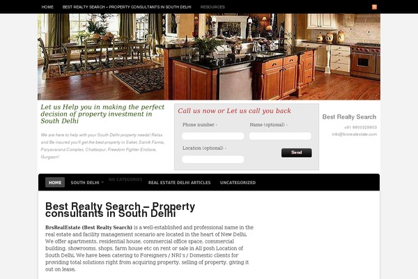 Estate theme site design template sample