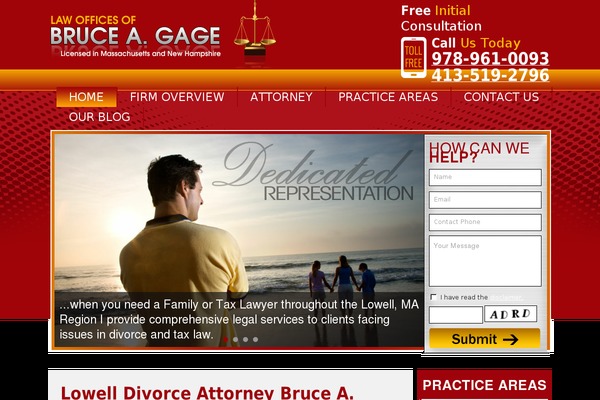 brucegagelaw.com site used Bruce