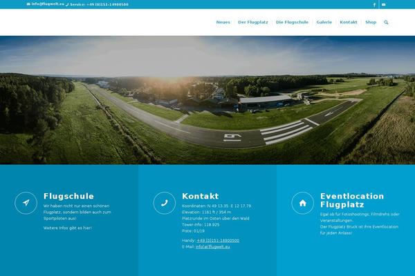 Enfold-child theme site design template sample