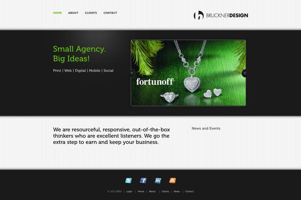 Spotlight theme site design template sample