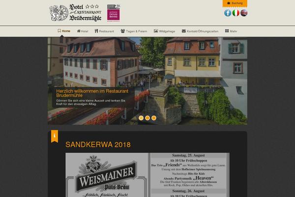 Dine & Drink theme site design template sample
