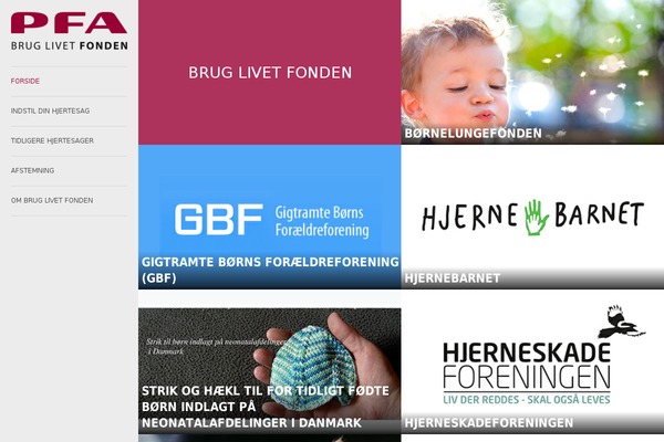 LENS theme site design template sample