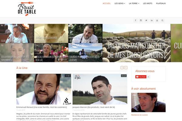 Truemag theme site design template sample