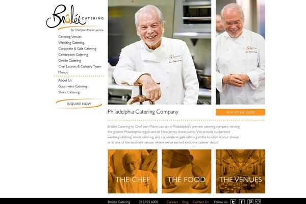 brulee-catering.com site used Brulee