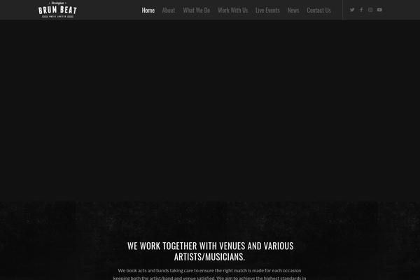 Enfold theme site design template sample