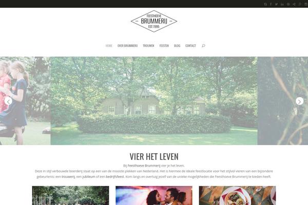 Vigor theme site design template sample