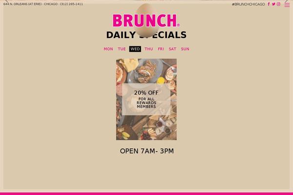 brunch WordPress theme, websites list used brunch theme brunch theme websites examples