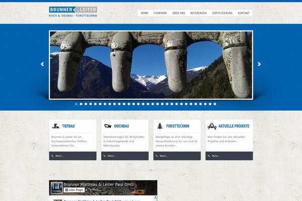 Webster theme site design template sample