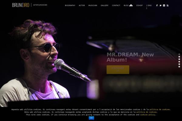 Story theme site design template sample