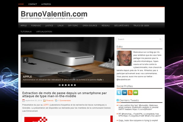 Techbits theme site design template sample
