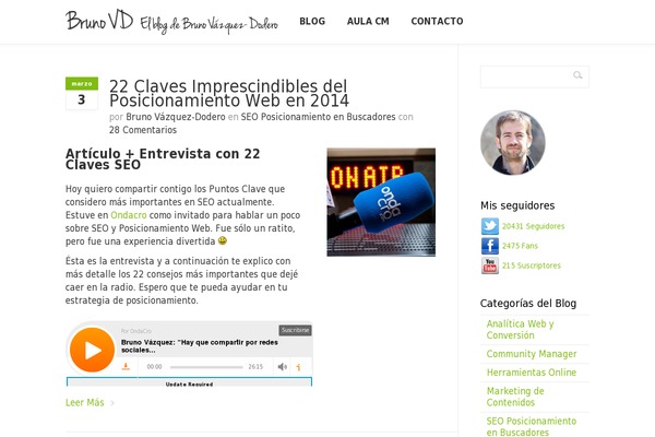 Site using Subscribers Text Counter plugin