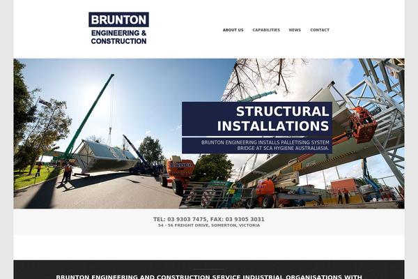 Hardy theme site design template sample