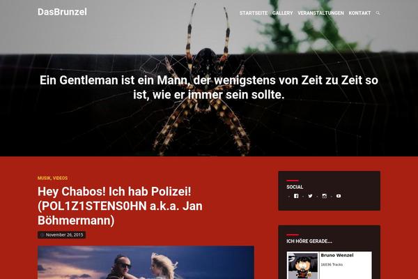 Identity theme site design template sample