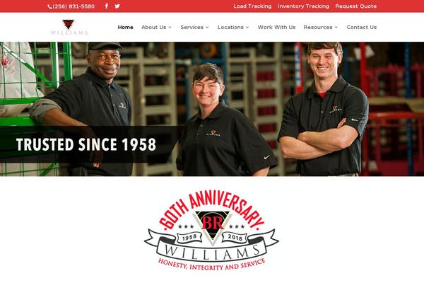brwilliams.com site used Divi-brwilliams