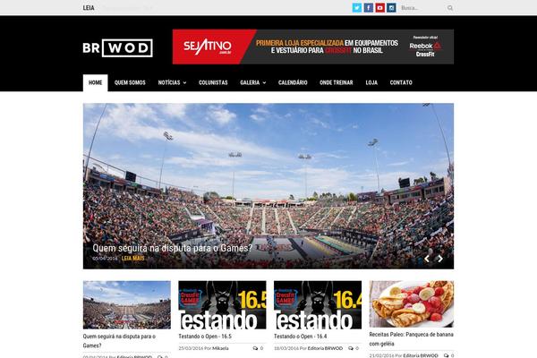Rigel theme site design template sample