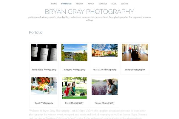 Photocrati theme site design template sample