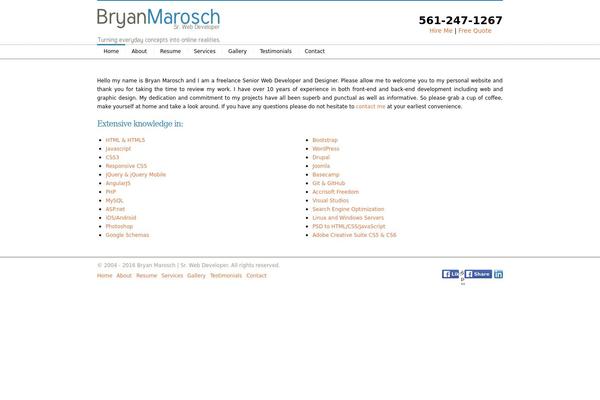 Bm theme site design template sample