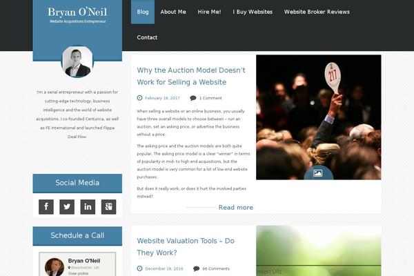 bryanoneil.com site used Laveda