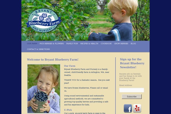 Inspiro theme site design template sample