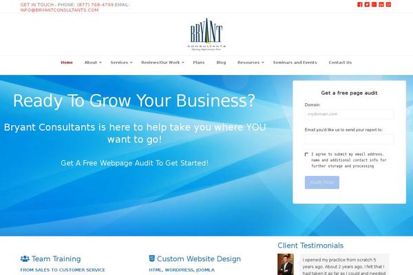 Site using HMS Testimonials plugin