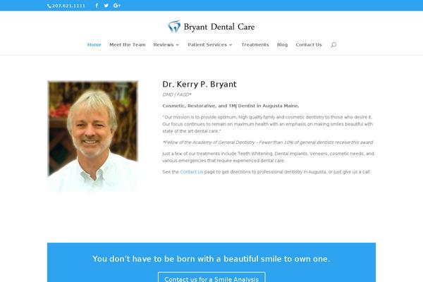 Divi Child theme site design template sample