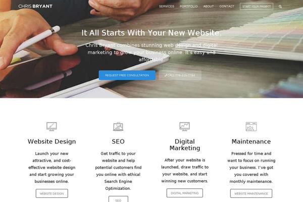 Site using Genesis Responsive Slider plugin