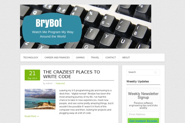 Contango theme site design template sample
