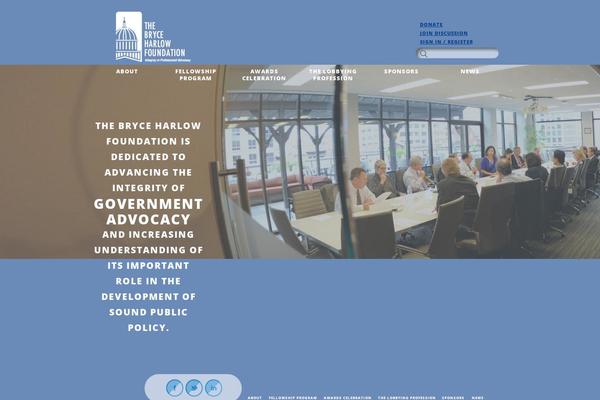 bryceharlow.org site used Bryce