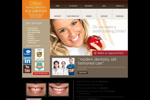 brynmawrdentalcare.com site used Dillon