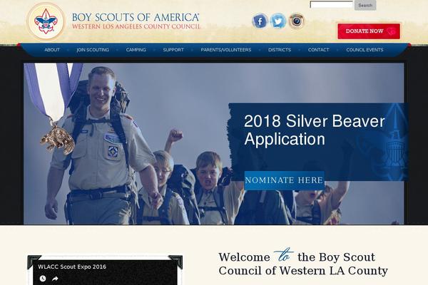 WordPress theme site design template sample