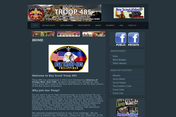 Magaling theme site design template sample