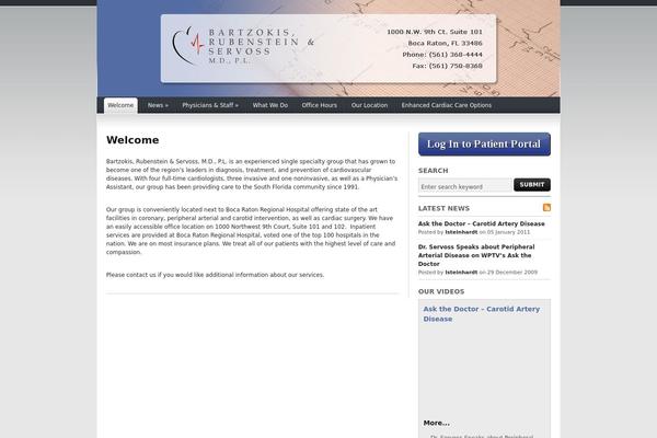 The Station theme site design template sample