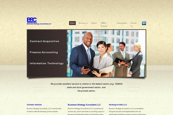 Bsc theme site design template sample