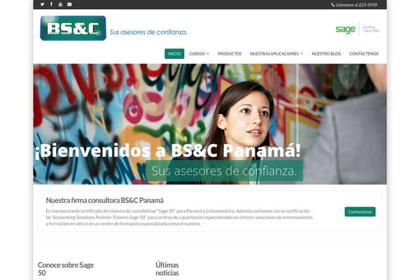 Bsc theme site design template sample