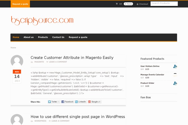 Mystile theme site design template sample