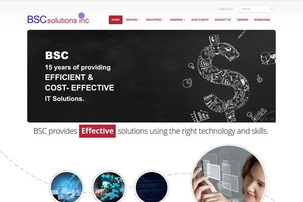 Bsc theme site design template sample