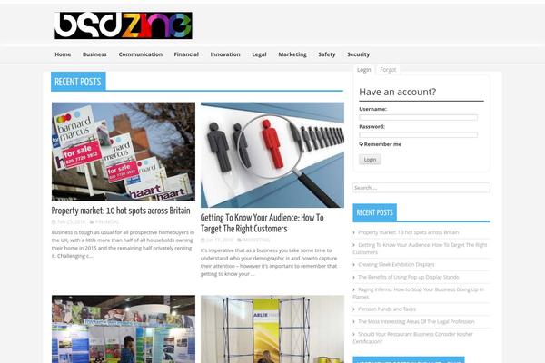 Verge theme site design template sample