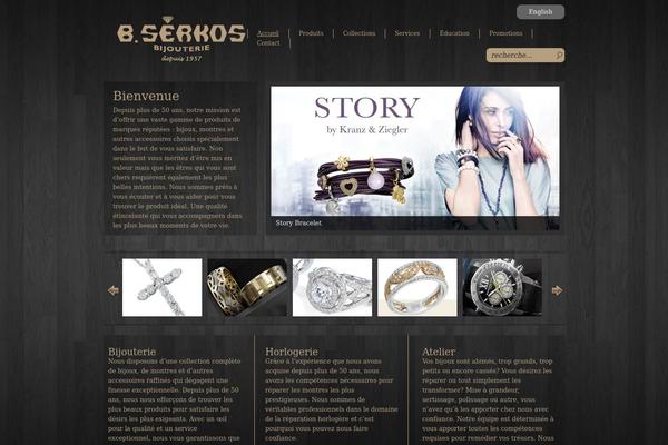 Crystal theme site design template sample